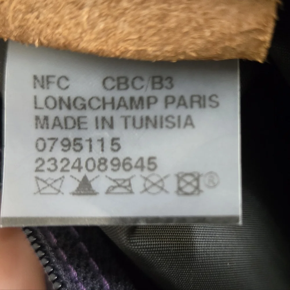 EUC Longchamp Vintage Navy Le Pliage Messenger Cross Body Bag